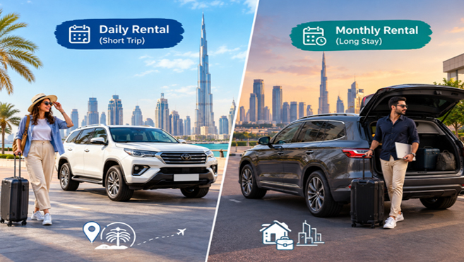 Car rental cost in Dubai for visitors and tourists